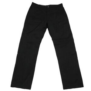 Gerry Venture Fleece Lined Pants Men’s Black Straight Leg Zip Cargo Pocket NWT